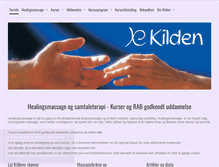 Tablet Screenshot of kilden.dk