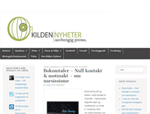 Tablet Screenshot of kilden.info